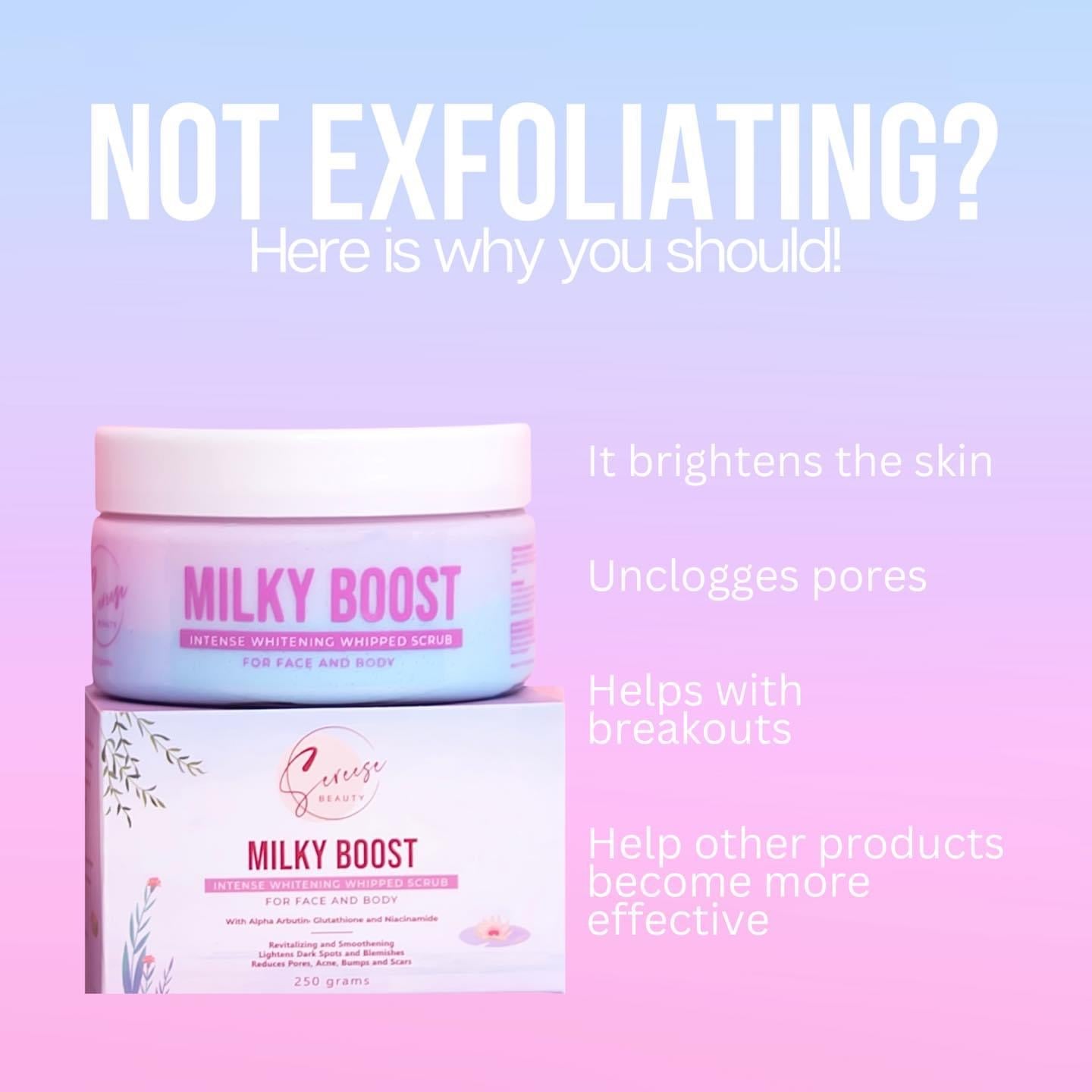 Sereese Beauty’s Milky Boost Intense Whitening Whipped Scrub