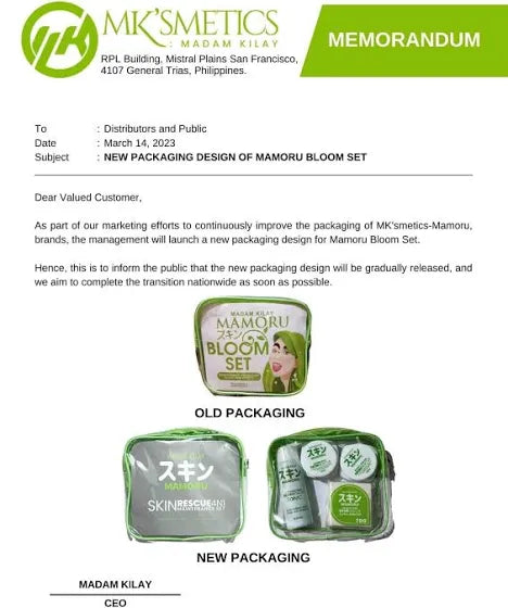 Mamoru Skin Rescue 4N1 Maintenance Set