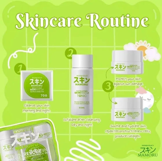 Mamoru Skin Rescue 4N1 Maintenance Set