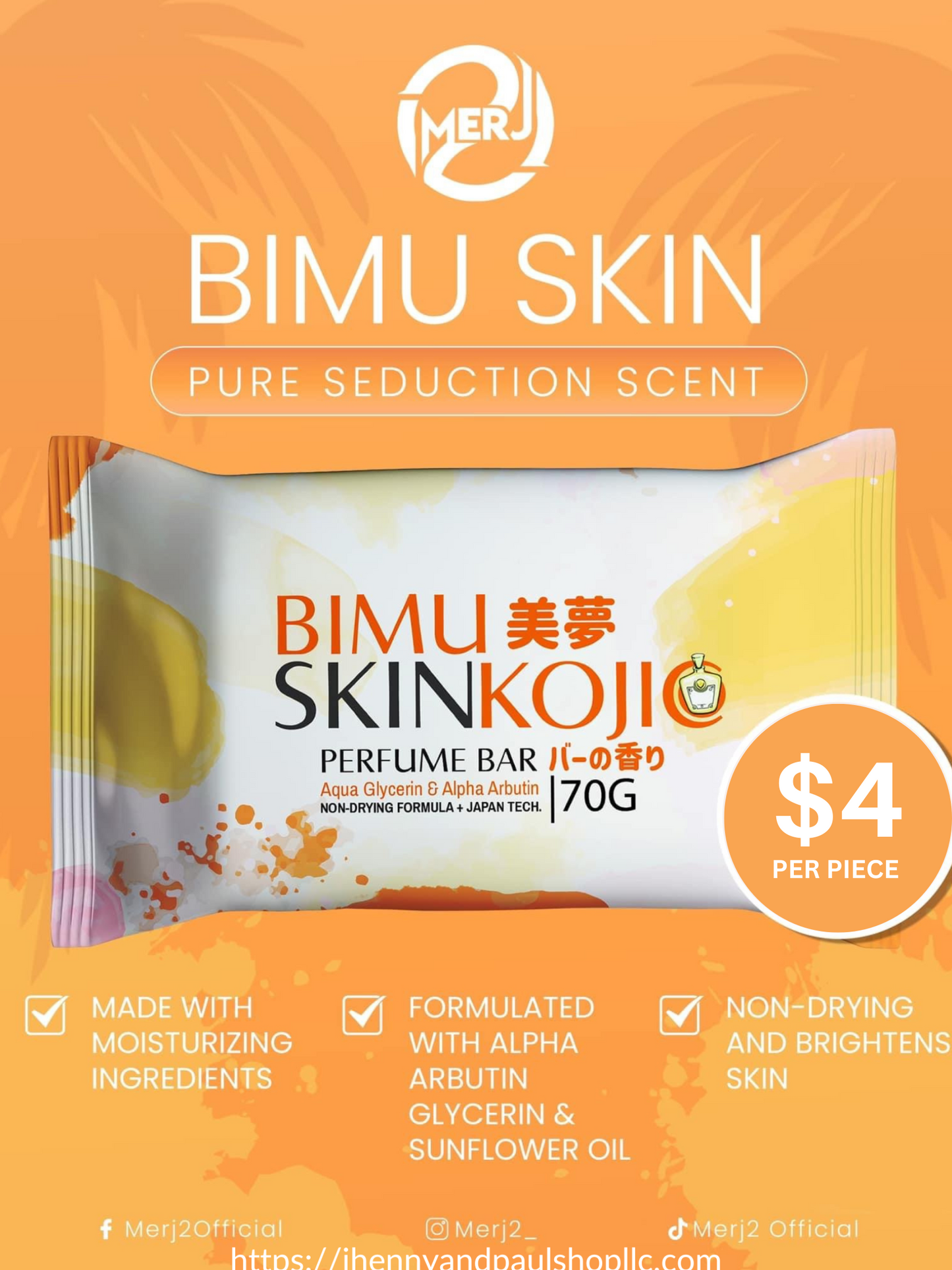 BIMU SKIN KOJIC SOAP 70G