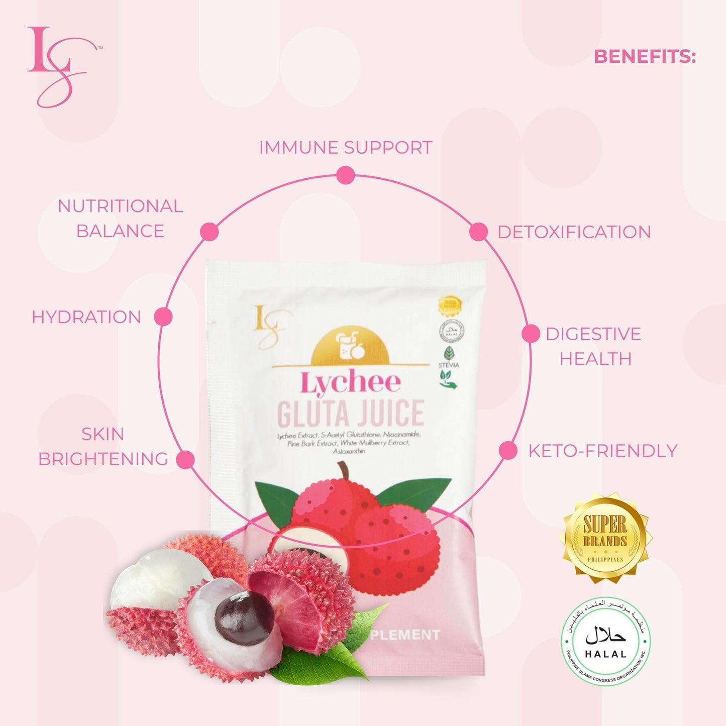 LYCHEE GLUTA JUICE