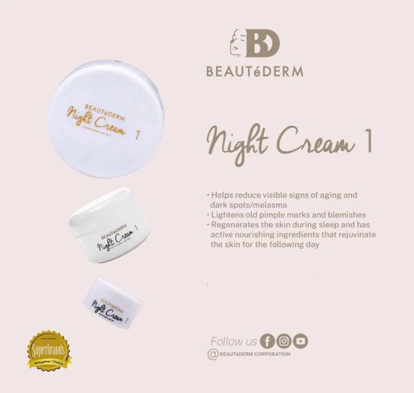 BeauteDerm Night Cream 1 20 grams