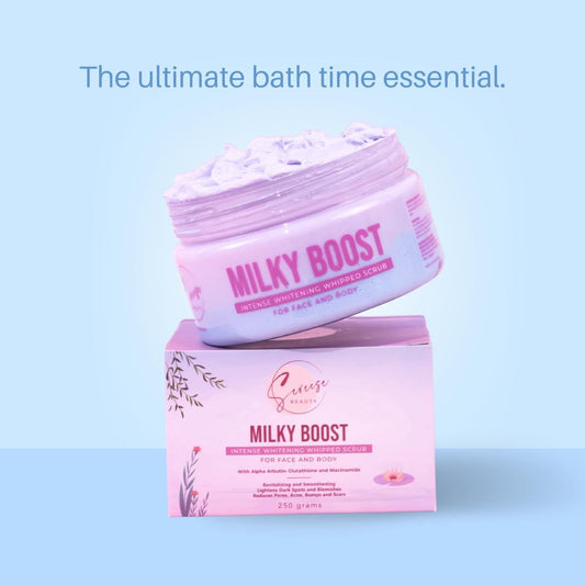 Sereese Beauty’s Milky Boost Intense Whitening Whipped Scrub