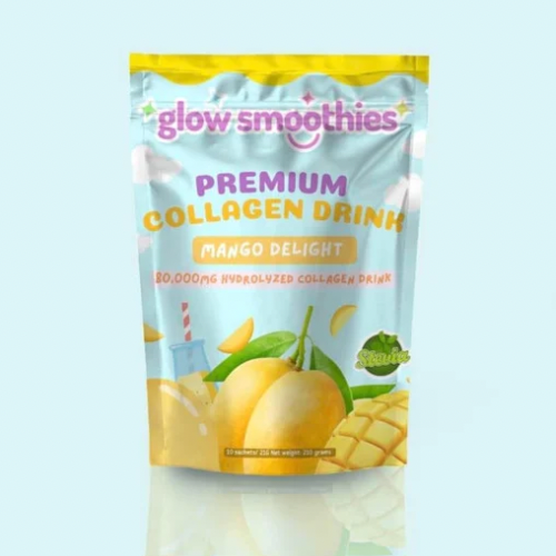 Glow Smoothies Premium Collagen Drink Mango Delight Buy 2 Get 1 Free