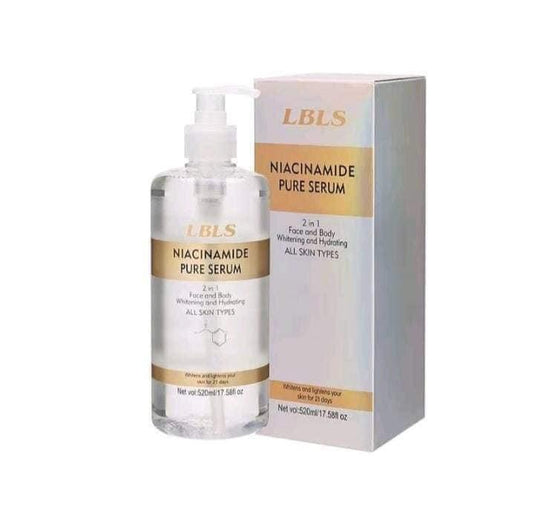 Niacinamide Pure Serum 2 in 1 face and body whitening and hydrating All Skin Types 520ml