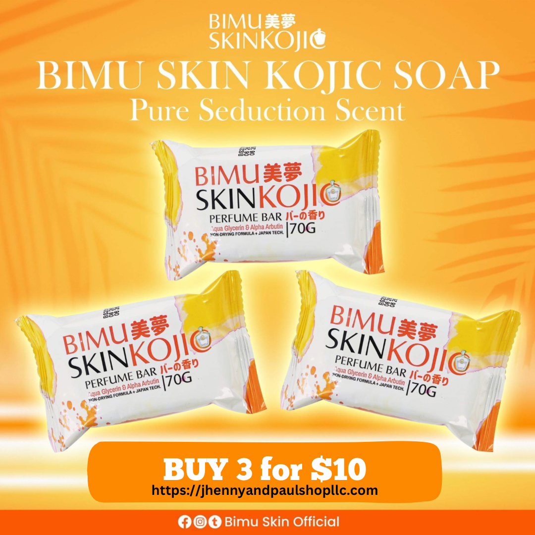 3 PCS BIMU SKIN KOJIC SOAP 70G