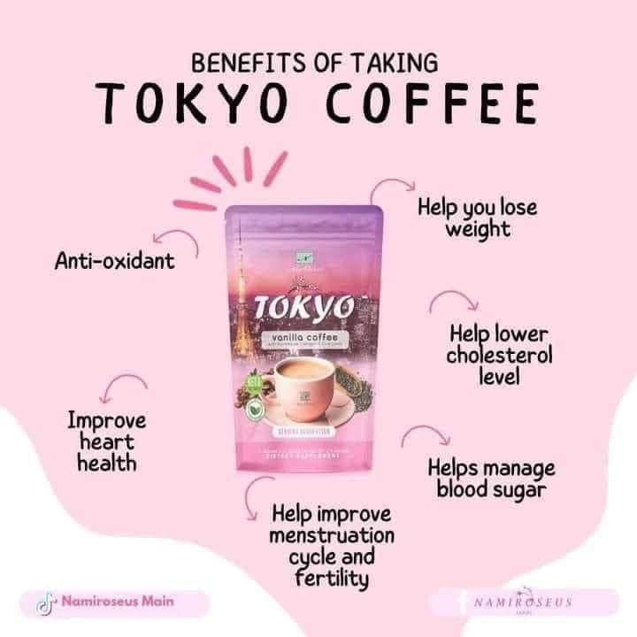 Namiroseus TOKYO Vanilla Coffee, 21g x 10 Sachets