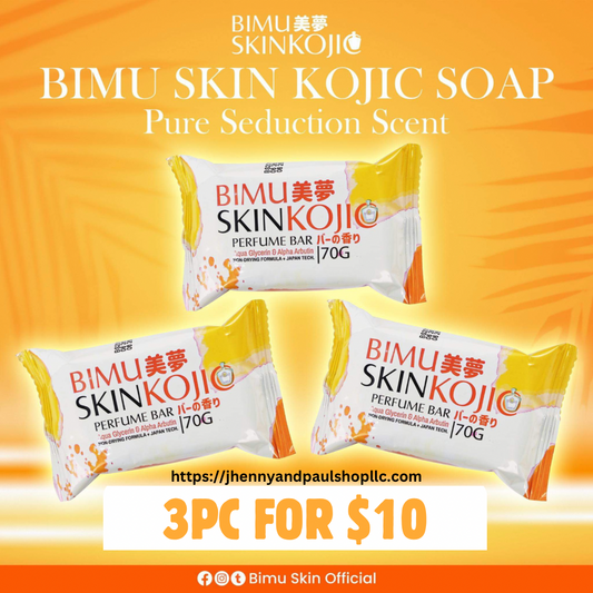 3 PCS BIMU SKIN KOJIC SOAP 70G